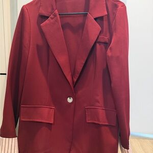 Women's Red Blazer